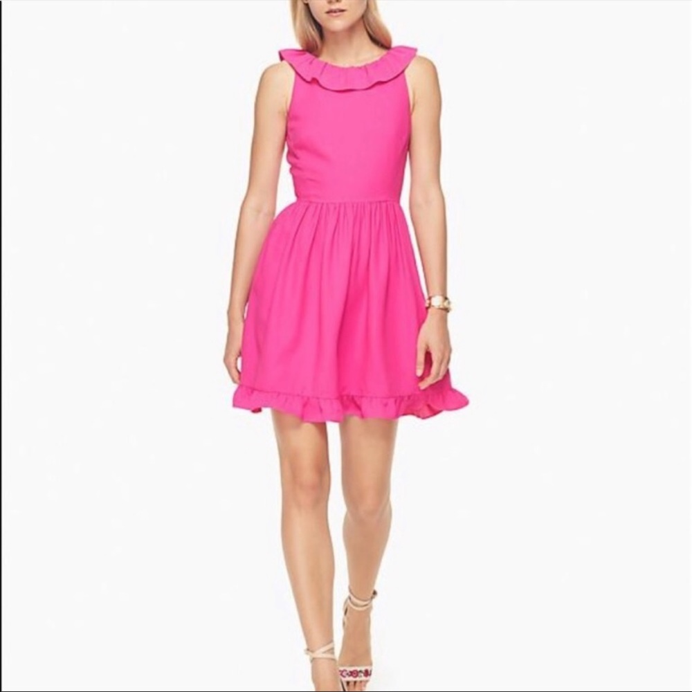 Kate Spade New York Ruffle Back Mini Dress